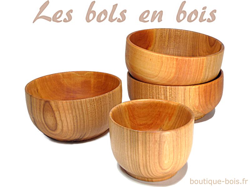 avantages vaisselle en bois: les bols en bois